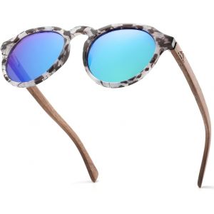 Lunettes De Soleil En Bois Polarisées,Lunettes De Soleil Uv400/Le Cadre Des Lunettes Est En Bois De Noyer - Neuf