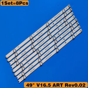 R&eacute;tro-&eacute;clairage LED bar pour 49 pouces TV LG 49UH6500 6916L-2452A 6916L-2453A 6916L-2551A 6916L-2552A 49UH676V 49UH650V 49UH661V 49UH668V ""Nipseyteko&reg; - Neuf