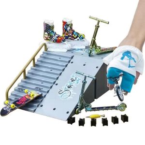 Mini Finger Bike Skateboard Ramp Set-Cdh-11 Pi&egrave;ces D&eacute;tach&eacute;es De Cdh-11 - Neuf