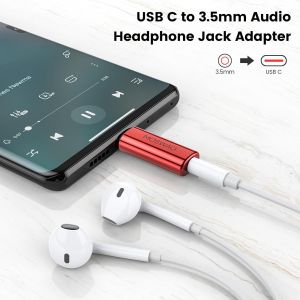 Usb C To 3.5mm Jack,Type C Adapter Headphone Auxiliary Microphone Dongle Zinc Alloy Audio High Resolution Compatible With Galaxy S24 S23 S22 Ultra S20 Fe A53 Note 20 Pixel 7.[G58] - Neuf