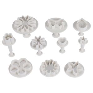 33 Piece Cake Cookie Fleur Feuille Papillon Coeur Forme Moule Outils De Bricolage - Neuf