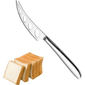 Trancheuse À Fromage, Couteau À Fromage, Râpe À Chou, En Acier Inoxydable Poli, Coupe-Fromage, Lame Tranchante Avec Denture, Passe Au Lave-Vaisselle, Argenté (Couteau À Fromage B) - Neuf