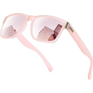 Lunettes de Soleil Polarisées pour Homme Femme Classiques Protection UV400 pour Conduite Pêche Monture Léger Confortable - Neuf