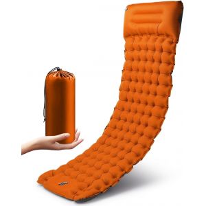 Letnerny-Zumhigh Tapis De Camping Auto-Gonflant, Version Améliorée 2025, Portable, Ultra Léger, Matelas De Camping Gonflable Et Imperméable Avec Oreiller, Pour Randonnée, Randonnée - Neuf