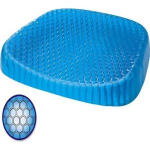 Coussin Assise - Orthopédique - Gel - Confortable - Ergonomique - Bleu - Neuf
