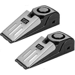 Alarme d'arrêt de porte 2-Pack : Butée de porte 120 dB avec Wedge Stops Alarm Edition - Neuf