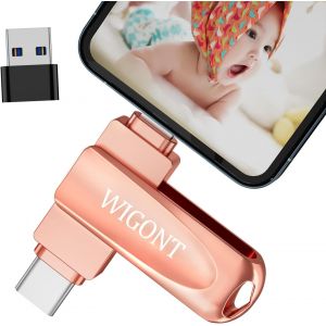ChenQuanSarl-Cle Usb Pour I0S/Android Phone/Pc. Cle Pour Iphone 64 Go, Métal Clé Usb Iphone Pour Stocker Plus De Photos Et De Vidéos. Pas De Nécessité De Télécharger L'App. - Neuf