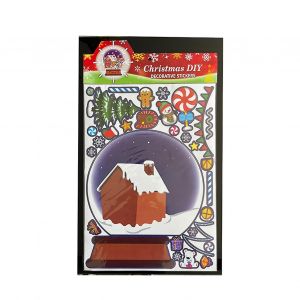 Fenêtre de Noël s'accroche amovible pvc réfrigérateur autocollant statique pour - Neuf