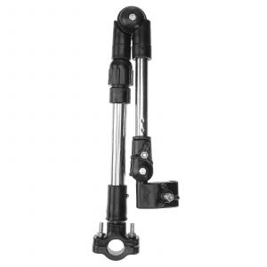 Support De Parapluie Extensible Support De Parapluie Extérieur Réglable Pour Vélo Chaise De Roue De Poussette Électrique (Noir)-Bon - Neuf