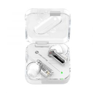 Écouteurs intra-auriculaires sans fil avec Double décodage, oreillettes transparentes, avec micro, pour télévision, téléphone intelligent, ordinateur portable - Neuf