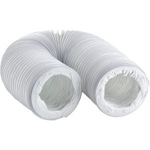 100mm / 3m Tuyau de Évacuation pour Climatisation, Sèche-linge, Hotte - Tuyau Flexible en PVC - Neuf
