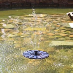 Pompe à eau solaire - 7V 1,4W - Fontaine solaire pour bassin ou jardin - Neuf