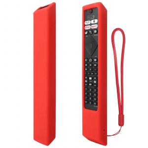 Coque en silicone pour télécommande Philips Smart TV, housse de protection coordonnante, 50PUS8106/12, 55PUS8106/12, 43PUS7406/12-Rouge - Neuf