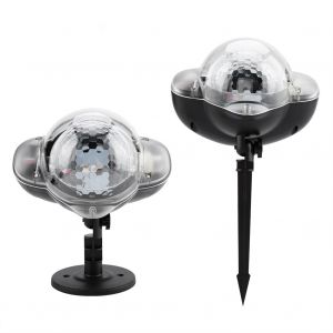 HJLIAN Projecteur LED etanche 100-240 V avec telecommande et prise UE - Neuf