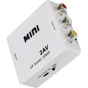 Convertisseur Audio vidéo,convertisseur AV,Adaptateur convertisseur Audio vidéo,Adaptateur de Capture vidéo,Connexion de Port AV Transparente,convertisseur Ancien téléviseur - Neuf