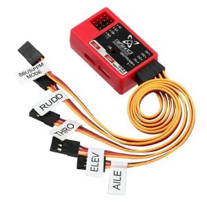 Contr&ocirc;leur de vol d'avion RC avec stabilisateur gyroscopique pour mod&egrave;les d'aile fixe FMS Warbird Mode gyroscopique fixe - Neuf