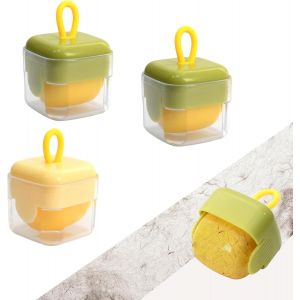 JGD-3 Pi&egrave;ces Rouleau &agrave; Peluche R&eacute;utilisable, Rouleau Adh&eacute;sif Portable Lavable en Silicone, Rouleau Poils Animaux, Mini Rouleau Anti Peluche pour V&ecirc;tements, Cheveux, Canap&eacute; (2 Verts + 1 Jaune) - Neuf