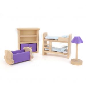 Meubles Miniatures En Bois Pour Maison De Poupee, Accessoires De Decoration Pour Enfants, Jeu De Simulation, Chambre D'enfant - Neuf
