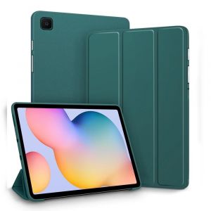 Coque En Silicone Pour Tablette Samsung Galaxy, Pour S6 Lite 10.4 Tab A9 A8 A7 S7 S8 S9 Et Plus Fe, Fonction Veille Et Réveil Automatique Intelligente Tab A7 10.4in-Green - Neuf