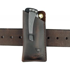 Étui De Poche Edc En Cuir Multi-Outils,Petit Étui Pour Couteau Utilitaire,Coups De Pied/Herbes Renforcé,Mini Couteau,Lampe De Poche.[Z71] - Neuf
