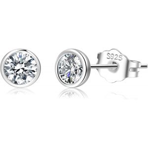 Kal-Boucles D'oreilles Cr&eacute;oles Argent Pour Femme Boucles D'oreilles Cr&eacute;oles En Argent L&eacute;ger Hypoallerg&eacute;nique Argent 925 Boucles D'oreilles Cr&eacute;oles 10/20mm - Neuf