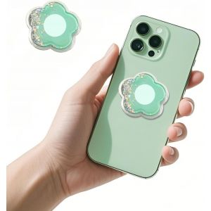 Kalanka-Support Et Grip Magnétique Compatible Poignée De Telephone Extensible Pliable Fleur Stéréoscopique Airbag Support Portable Poignées Téléphone Pour Décoration Et Utilisation Quotidienne - Neuf