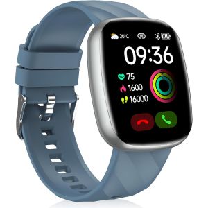 Montre Enfant Non Connect&eacute;e ou Connect&eacute;e, Fitness Tracker Montre Intelligente IP68 &Eacute;tanche avec 100+ Modes de Sport, Cardiofrequencem&egrave;tre, Podom&egrave;tre, Cadeau pour Gar&ccedil;ons Filles Ados, Gris - Neuf