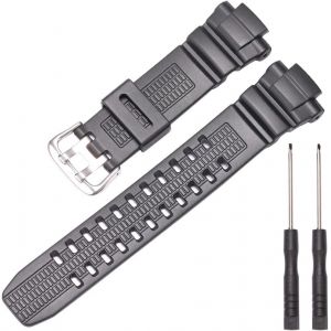 KAL-Bracelet En Caoutchouc Compatible Avec Casio Gw-3500B Gw-3000B Gw-2000 G-1200B G-1250B Pour Homme - Étanche - En Résine - Neuf