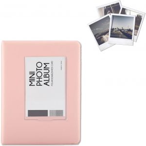 MAA-Mini album photo 64 poches pour Fujifilm7s / 8/25 / 50s / 90 étui de rangement, mini livre de films de 3 pouces (rose) - Neuf