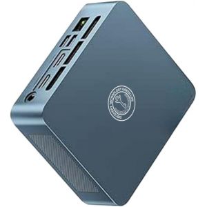 CHECARZHN--NO1-Ryzen 5 Mini Pc Amd 5500U (Jusqu'À 4,0 Ghz) Gaming Mini Pc Ordinateur De Bureau, Amd Radeon 16G Ddr4+500G Nvme Ssd Wifi-6¿Bt5.2¿Usb3.2 * 3,Usb2.0 * 1¿ Rj45 2.5G ¿Hdmi*1¿Dp*1¿Type-C*1 - Neuf