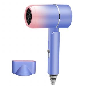 Un Seche-Cheveux Puissant De 600 Watts A Sechage Rapide Et Silencieux Avec Un Seche-Cheveux Negatif Avec Une Plage De 3 Vitesses Avec 1 Buse D'alimentation Et De Collecte Pp415 - Neuf