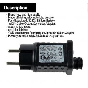 1pc Transformateur Guirlande Lumineuse 6w 31v Led Minuterie Alimentation Éclairage Étanche Ip44 Adaptateur Secteur Pour Intérieur Extérieur - Neuf