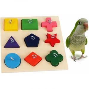 Jouets Éducatifs Perroquet Jouets Éducatifs Mangeoire À Oiseaux Jouets En Bois - Neuf
