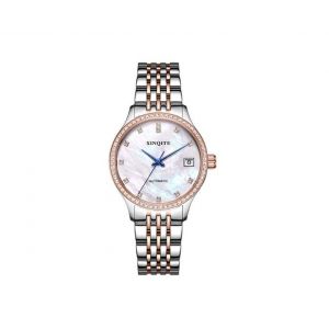 Montre M&eacute;canique Automatique Pour Femme Avec Calendrier, Cadran 31 Mm, &Eacute;tanche, Bracelet En Acier Inoxydable - Neuf