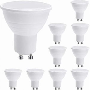 Ampoules Led Gu10, Ampoules Led Gu10, 7 W Blanc Chaud (&Eacute;quivalent Halog&egrave;ne 50 W), Ampoule Basse Consommation, 600 Lm, Faisceau De 120&deg;, Non Dimmable, Lot De 1 - Neuf