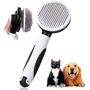 Brosse Pour Chiens Et Chats, Chaton, Brosse, Chien Chat Brosse, Brosse À Cheveux Pour Les Petits Chiens, Auto-Nettoyage Morts Brosse À Cheveux Pour Les Chiens Les Chats Un Clic Eli - Neuf