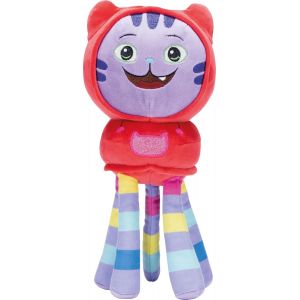 Spiele 42789 Gabbys Dollhouse Dj Herbe &Agrave; Chat,En Peluche,28 Cm,Noir - Neuf