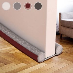 Boudin de Porte 94 cm,Joint de Porte Boudin de Porte avec Double Joint Boudin de Porte pour Bloqueur de Bruit de Porte Boudin de Porte Coupe-Vent et Bouchon de Ventilation de Porte,Brun - Neuf