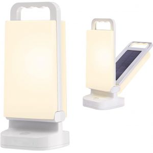 Rechargeable Solaire De Camping De La Lumière, Luminosité Réglable Portable Lanterne, 4400mah De Puissance De Banque, Ip54 Imperméabilisent Des Lumières De Led Pour Le Camping, La Pêche, La Randonnée - Neuf