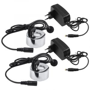 Humidificateur &agrave; ultrasons,brumisateur,incubateur industriel,n&eacute;buliseur,atomiseur,brumisateur de t&ecirc;te,24V,45mm,2 pi&egrave;ces - Type 2PCs with Plug - Neuf