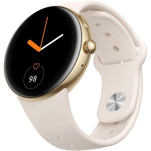 Montre Connect&eacute;e Femme, 43Mm Amoled &Eacute;cran Toujours Allum&eacute;, Bluetooth Appels & Ia, 2 Bracelet D&eacute;montage Rapide, Smartwatch Avec 120+ Sports Int&eacute;gr&eacute;s, Fr&eacute;quence Cardiaque/Sommeil, Champagne Or - Neuf