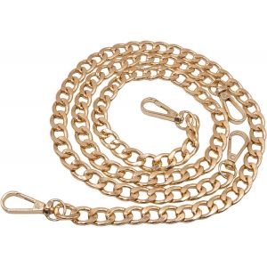 MEVRONISSHOP-2 Pi&egrave;ces Chaine Sac a Main, Cha&icirc;nes de Sac &agrave; Main en M&eacute;tal, 60cm Anse pour Sac &agrave; Main, Bandouliere pour Sac, Remplacer Les Anciennes Cha&icirc;nes (Or) - Neuf