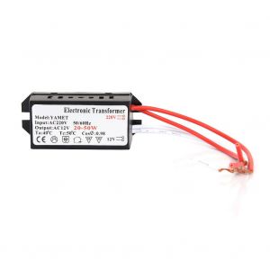 Transformateur electronique 220 V a 12 V, convertisseur de tension, alimentation intelligente (20-50 W) - Neuf
