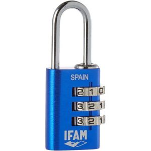 Col Combi20 (000612v) Cadenas &Agrave; Combinaison Vert 20 Mm 3 Rouleaux (1 000 Combinaisons) Corps En Aluminium, Archet Diam&egrave;tre 3 Mm, Cadenas Pour Valise, Voyage, Gymnase, Casier, &Eacute;cole - Neuf