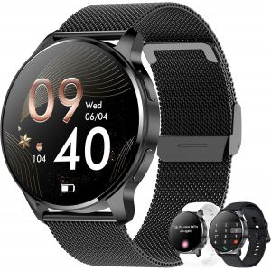 Montre Connect&eacute;e Femme Avec Appel Bluetooth Assistants Ai 1.32" Smartwatch Spo2 Fr&eacute;quence Cardiaque Sommeil Lecteur Musique Podom&egrave;tre Calorie 3 Bracelet Sprot Montre Connect&eacute;e Pour Android Ios - Neuf