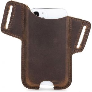 Étui De Téléphone Portable En Cuir Hommes Étui Universel Étui De Taille Gaine Avec Boucle De Ceinture,Pochettes De Téléphone Pour Hommes[Car787681] - Neuf