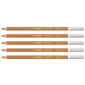 Stabilo Lot De 5 Crayons De Couleur Fusain Pastel Carbothello Ocre Brûlé - Neuf