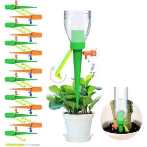 15 Pointes D'irrigation Goutte &Agrave; Goutte,Arrosage Automatique Des Plantes Avec Syst&egrave;me D'arrosage &Agrave; Lib&eacute;ration Lente Pour Les Plantes D'int&eacute;rieur - Neuf