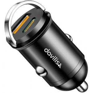 Chargeur De Voiture Prise Allume-Cigare &Agrave; Charge Rapide Pd C 30 W Usb A Qc 3.0 60 W Total Pour T&eacute;l&eacute;phone Portable Smartphone Tablette Compatible Avec Iphone, Ipad, Samsung, Xiaomi, Huawei, Lg - Neuf