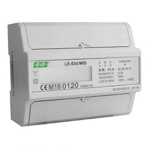 F&F Licznik Energii Elektrycznej Mid 3-Fazowy 100A 230-400V Su WyWiet - Neuf